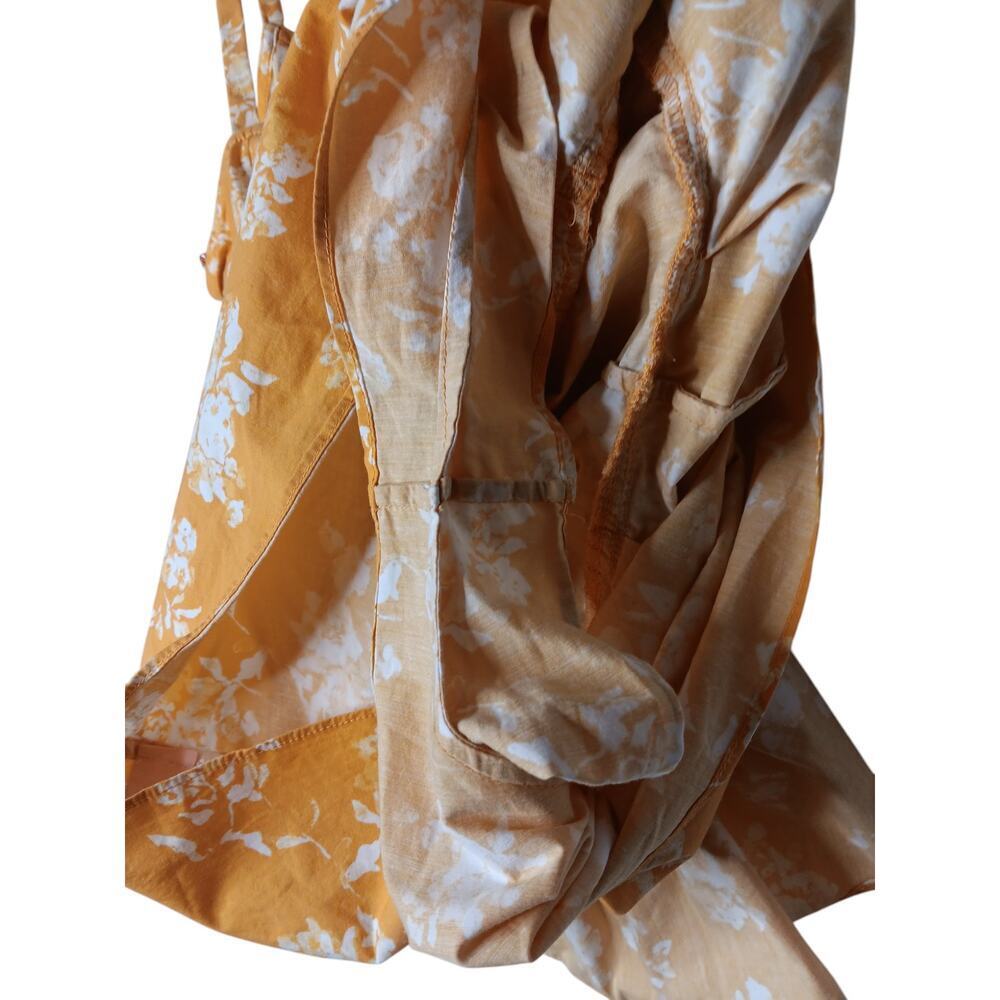 CAROLINE CONSTAS Orange floral cotton Arlette Romper SZ S - Picture 13 of 13